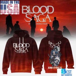Blood Sage 2026 Enhypen World Tour Limited Hoodie, Zip Hoodie