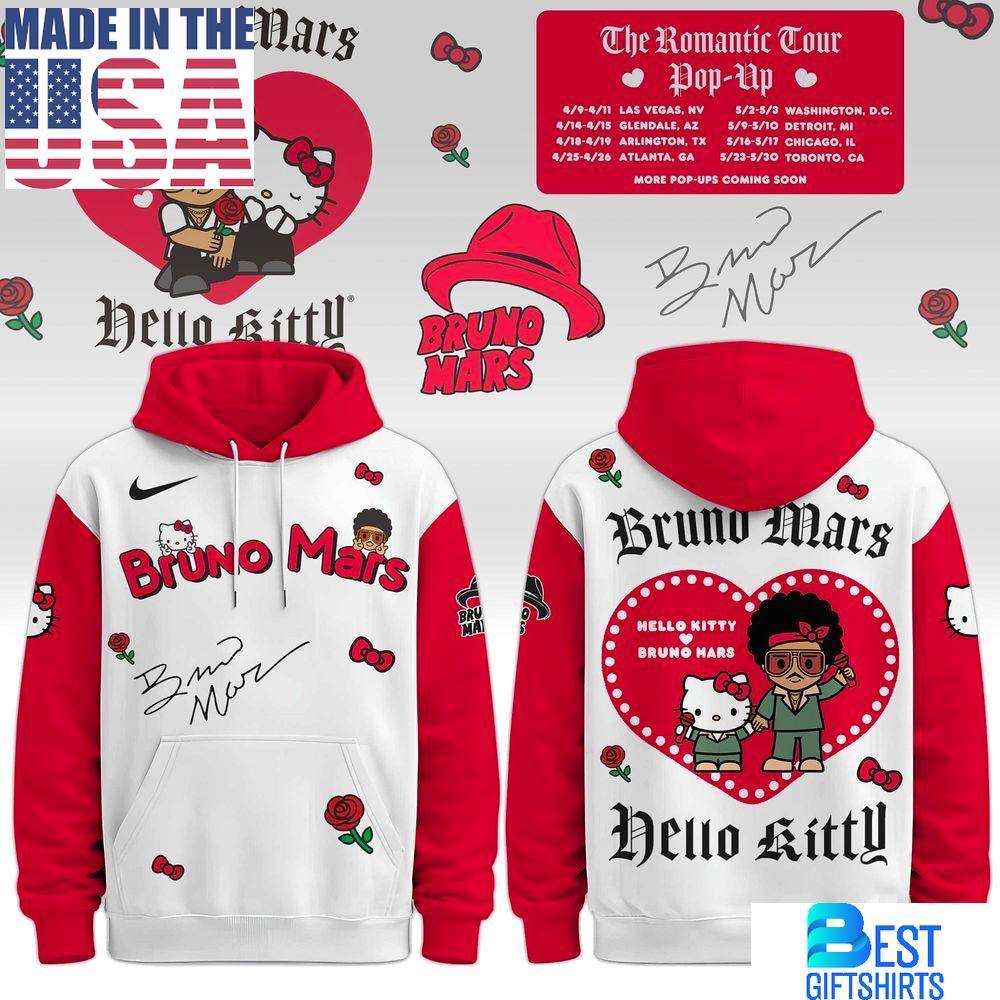 Bruno Mars x Hello Kitty Kawaii Meets Romantic Tour 2026 Limited