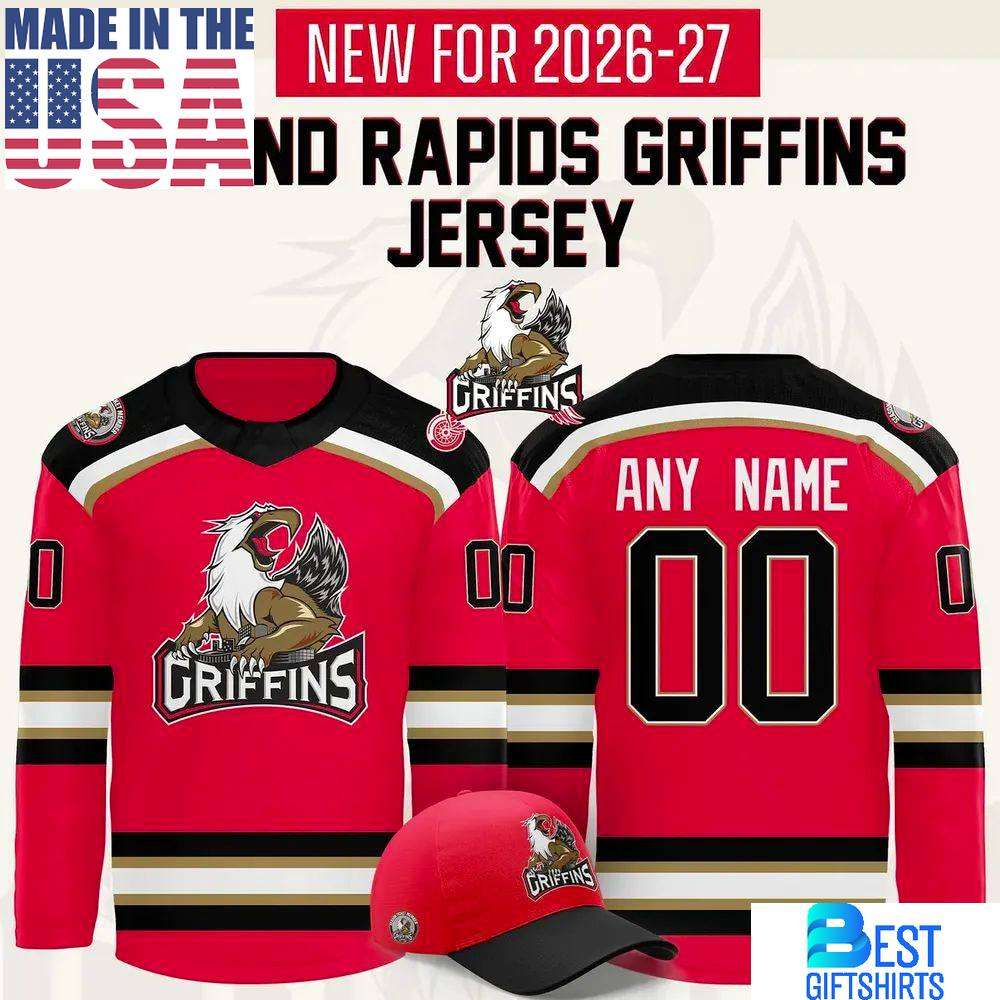 Grand Rapids Griffins New For 2026–27 Exclusive Hockey Jersey